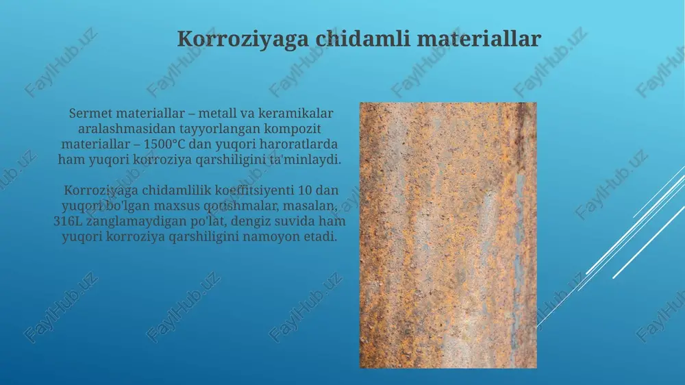 metallarning korroziyasi va ularga qarshi kurashish - Page 4