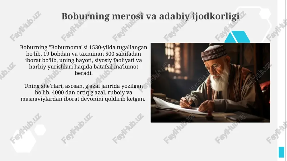 mirzo bobur hayoti va ijodi - Page 4