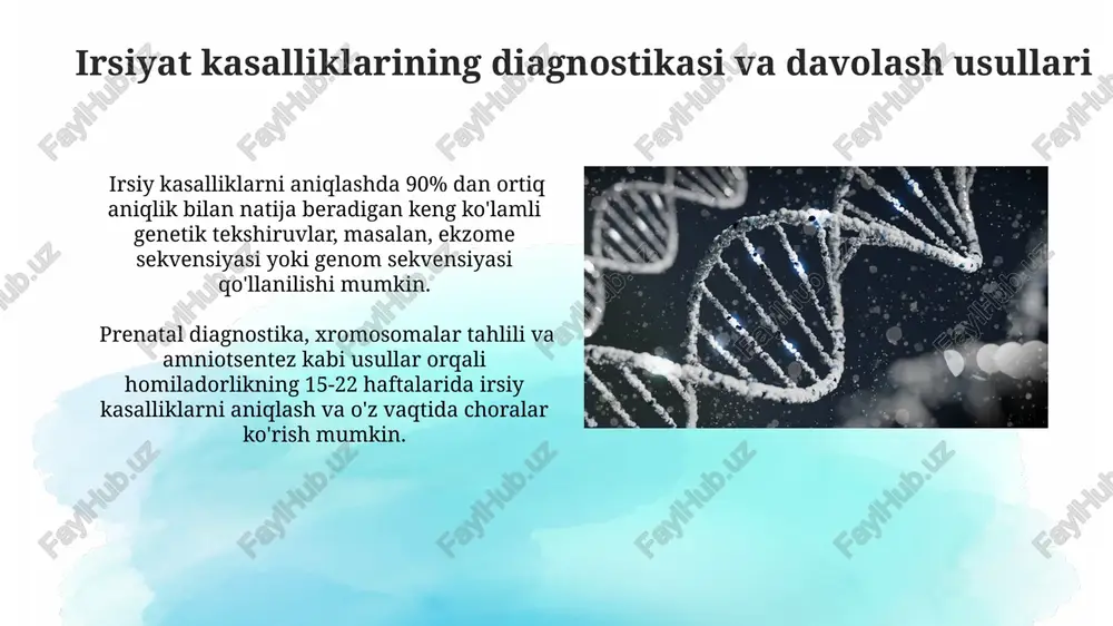 molekulyar genetika asoslari va irsiy kasalliklar - Page 4