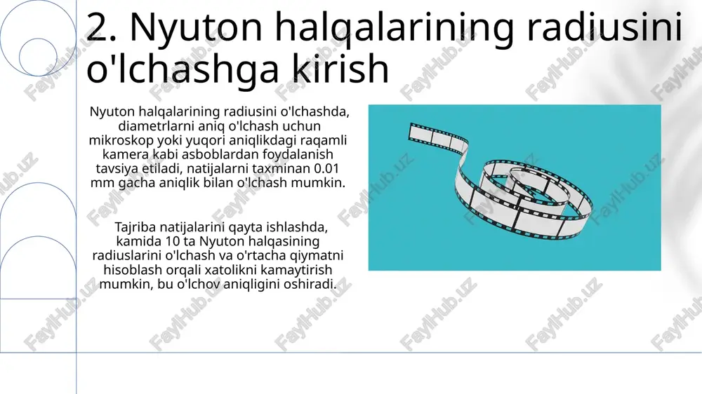 nyuton halqalarini radiusini o’lchash - Page 4