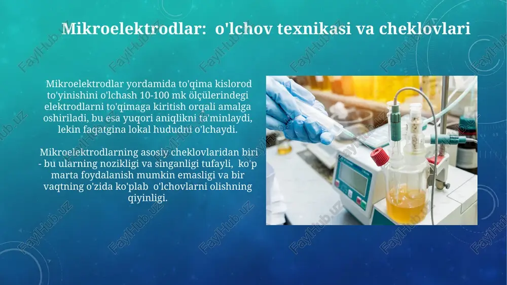 ishmovchiligini aniqlashga imkon beradi, bu esa perfuzion indekslar bilan bog'liq bo'ladi. yurak-qon tomir tizimining to'qima kislorodini baholash arterial qon gaz tahlili (abga) to'qima kislorodlanishini bilvosita baholash uchun ishlatiladi, chunki u arterial qondagi kislorodning qisman bosimini (pao2) aniqlaydi. yurak-qon tomir tizimining sog'lom to'qimalardagi kislorod sathi 95-99% oralig'ida bo'lishi normal hisoblanadi va bu puls-oksimetriya orqali o'lchanadi. kompyuter tomografiyasi (kt): to'qima perfuziyasini baholash kt angiografiyasi yordamida to'qimalarning kislorod bilan ta'minlanish darajasini baholashda 5-10 ml/100g/min qon oqimi chegarasi kritik ahamiyatga ega bo'lib, undan past ko'rsatkichlar gipoksiyani ko'rsatishi mumkin. kattalashtirilgan tasvirlarda to'qimalarning zichligi va kontrasti o'zgarishi, masalan, 5 hounsfild birligidan yuqori farq, perfuziya buzilishining dalili bo'lishi mumkin. magnit-rezonans spektroskopiyasi (mrs): to'qimalardagi kislorodni baholash mrs texnikasi yordamida olingan spektrlarni tahlil qilish orqali, to'qimalarda oksi- va deoksi-gemoglobin miqdorlarini aniqlash va shu asosda kislorod to'yinishini (sto2) 70-80% aniqlik bilan hisoblash mumkin. to'qimalarning turli xil metabolik holatini aks ettiruvchi, masalan, laktat/piruvat nisbati kabi bir qator metabolitlarning konsentratsiyasini mrs yordamida …
