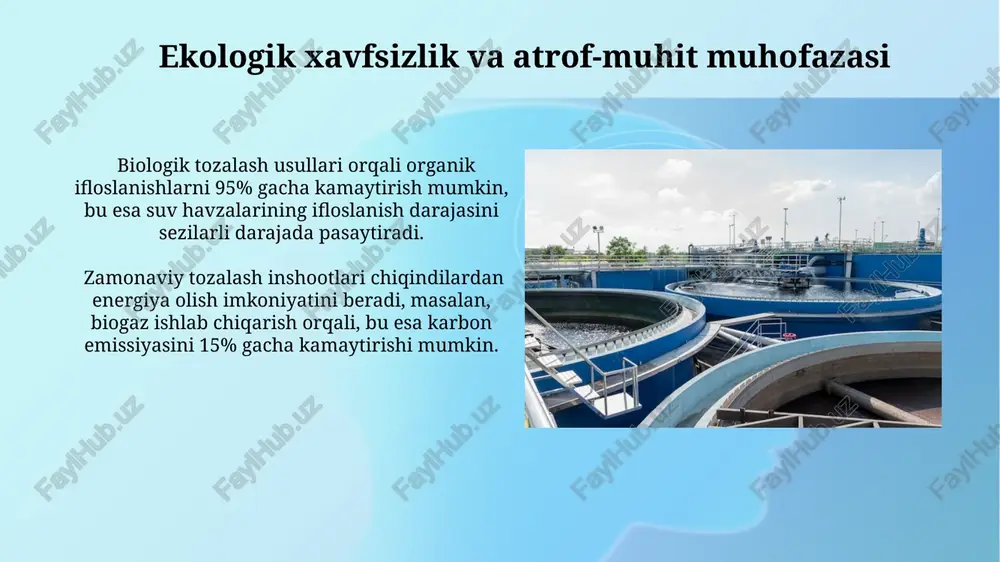 oqava suv (ifloslangan suv) larni tozalash - Page 4