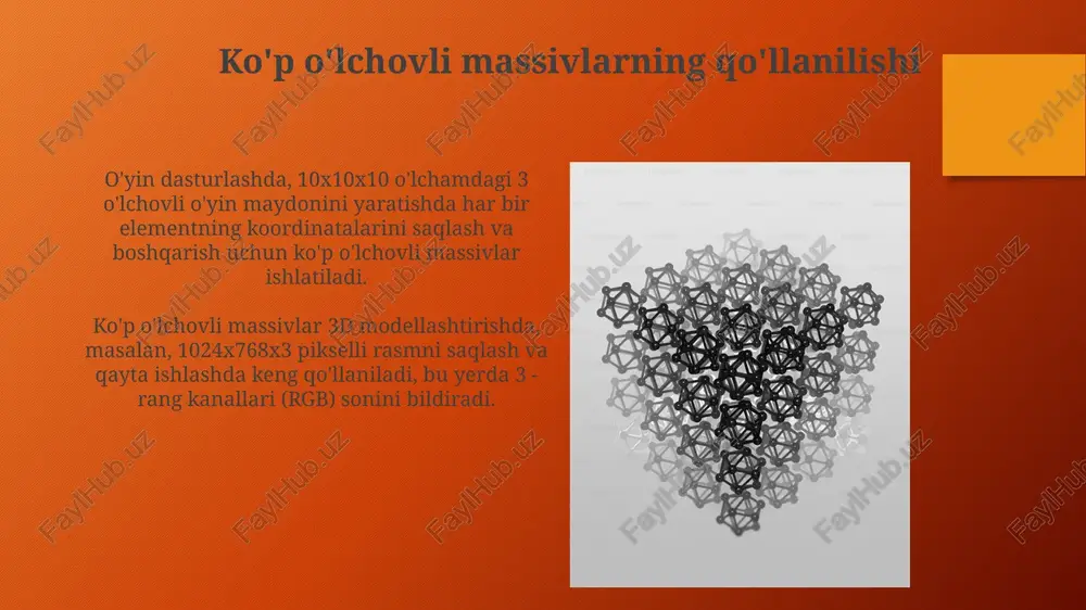 ko'p o'lchovli massivlar bilan ishlash - Page 4