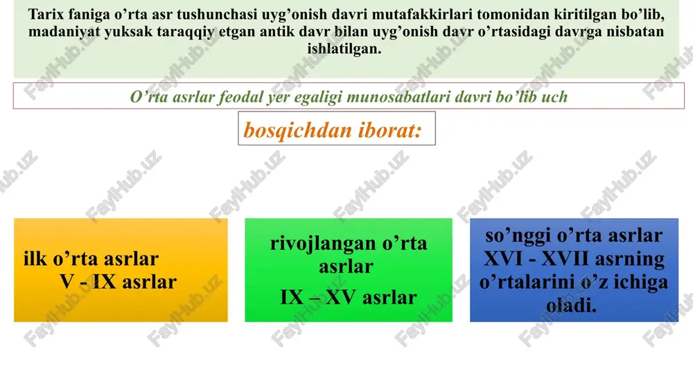 610 yilda boshlaganlar. hijrat (arabcha ko’chish) deb atalgan mazkur voqea 622 yil 16 iyulda yuz bergan. 623-630 yillarda makka shahri uchun bir necha bor o`z raqiblariga qarshi urushlar olib bordi. 632 yil (hijriy yil hisobida 10-yili) 25 mayda o`z uylarida vafot etadilar. islom musulmonlarida asosan ilk to’rt halifa alohida ahamiyatga ega. bular – abu bakr (632-634) umar (634-644) usmon (644-656) hazrat ali (656-661). ular “al-xulafo arrishidun” (to’g’ri yo’ldan boruvchi xalifalar) degan nom olganlar. so`ng halifalik 661-750 yillarda ummaviylar sulolasiga o’tgan. bu sulolaga muofiya bin abu sufyon (661-680) asos solgan. ummaviylardan halifalik abbosiylar (750-1258) sulolasi qo’liga o’tgan. bu sulolaning asoschisi muhammad alayhissalomning amakilari avlodlaridan abul abbos as-saffoq (750-754) edi. islom arabcha — bo`ysunish, itoat etish, o`zini alloh irodasiga topshirish ma'nolarini bildiradi. islom diniga e'tiqod qiluvchilar arabcha «muslim» («sadoqatli», ko`plik shakli «muslimun») deb ataladi. (632 – 634 yillar) hazrati umar (634 – 644 yillar) hazrati usmon (644 – 656 yillar) hazrati ali …