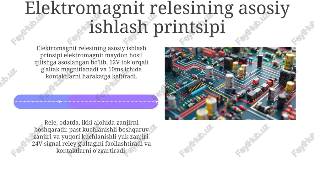 elektromagnit relini ishlash prinsipi va uning tuzilishi - Page 4