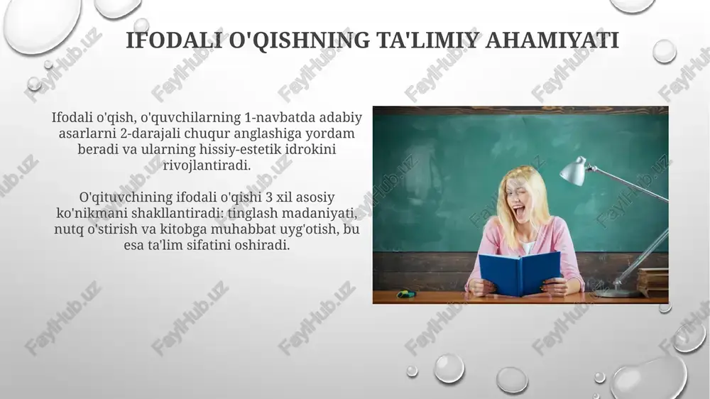 o'qituvchining namunali ifodali o'qishi - Page 4