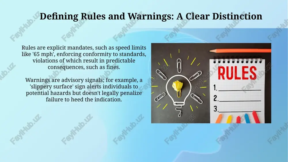 presentation on rules and warnings - Page 4