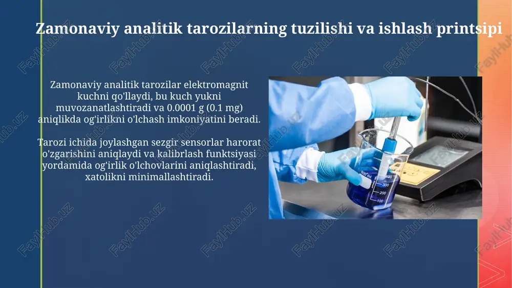 zamonaviy analitik tarozilarda tortish metodikasini oʻrganish - Page 4