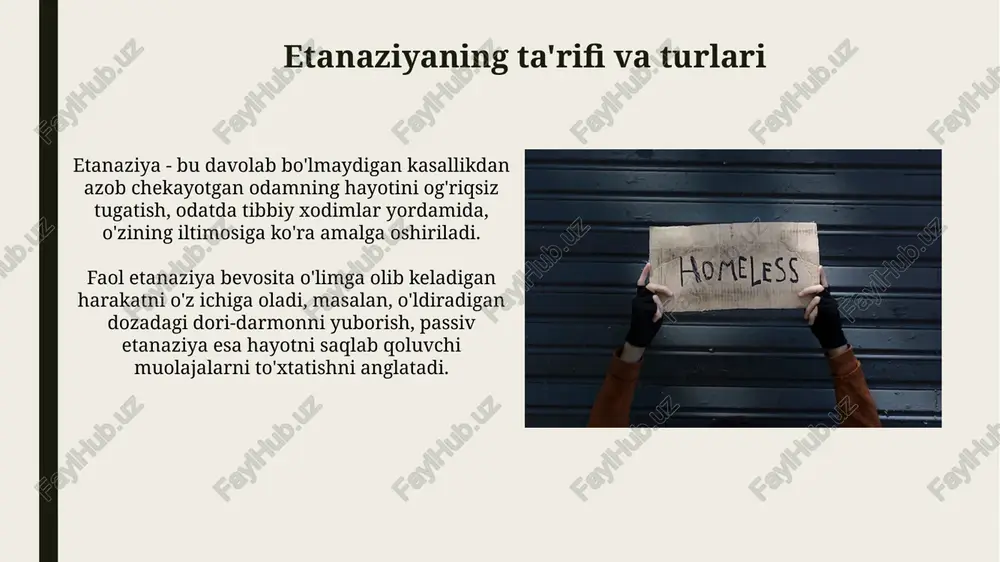 evtanaziya va uning turlari - Page 4