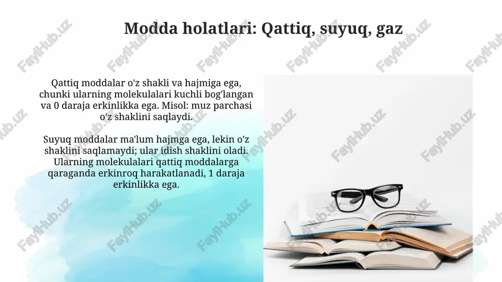 7-sinfda "qattiq jismning erishi va tushishi" - Page 4