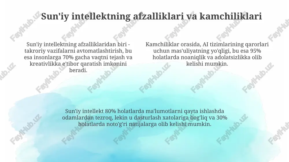 sun'iy intellektning inson faoliyatidagi o'rni - Page 4