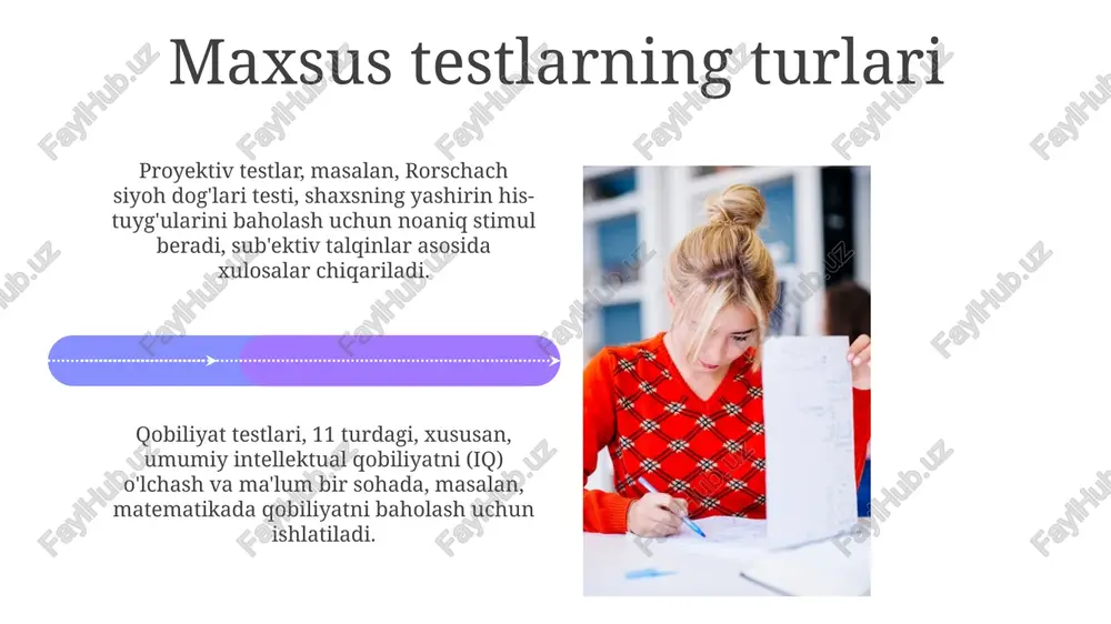 maxsus testlar bilan ishlash - Page 4