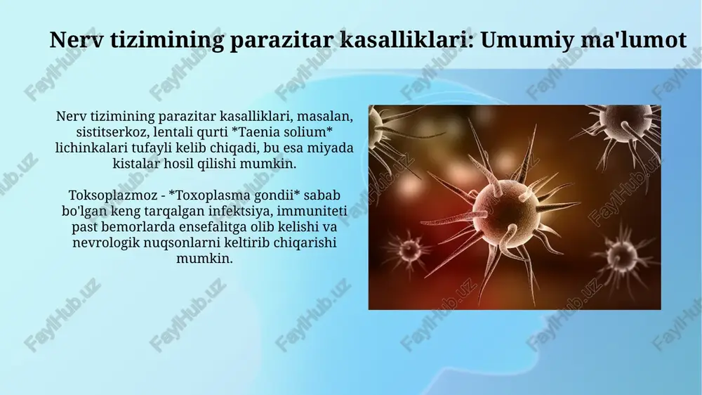 asab tizimini parazitar kasalliklari - Page 4