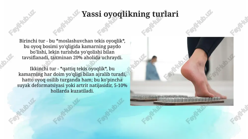yassi oyoqlik va uning kelib chiqish sabablari - Page 4