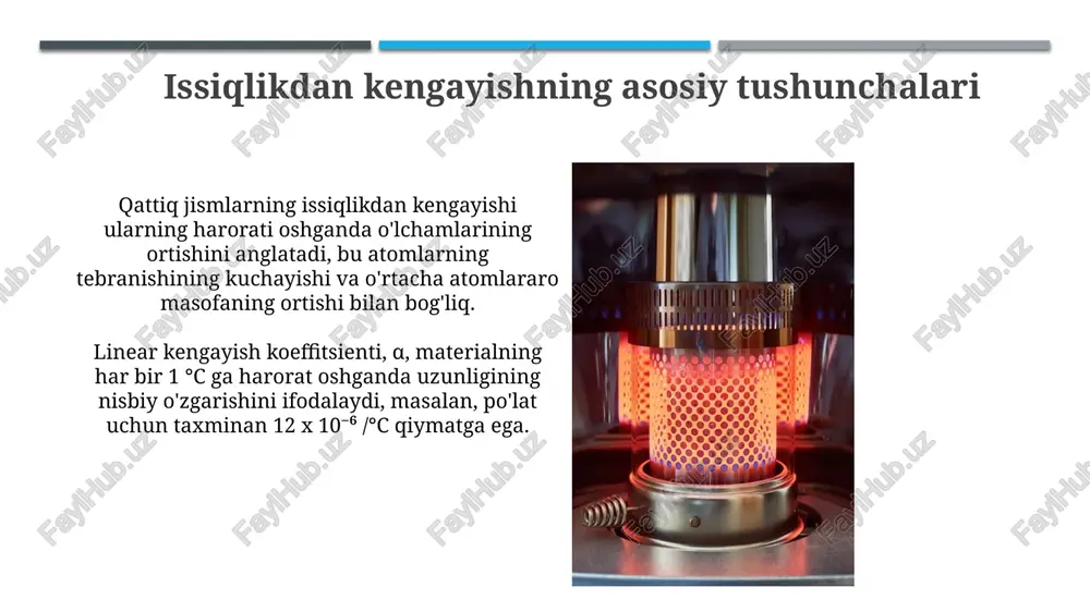 qattiq jismlarning issiqlikdan kengayishi - Page 4