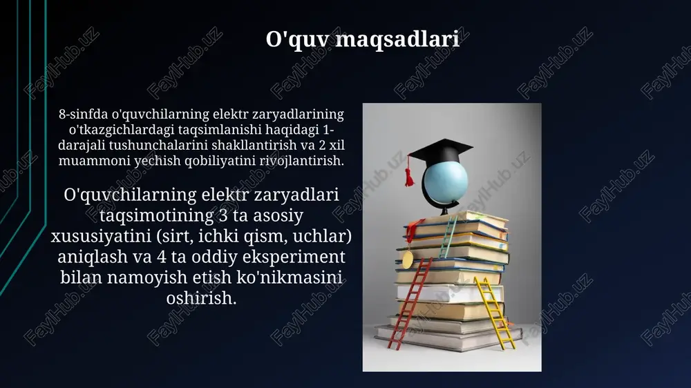 o’tkazgichlarda elektr zaryadlarning taqsimlanishi - Page 4