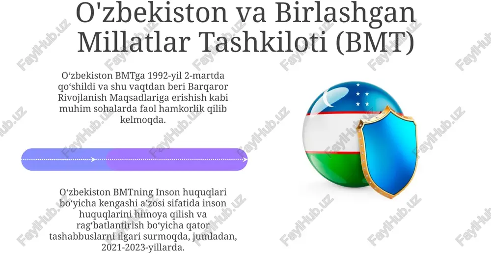 o'zbekistonning xalqaro tashkilotlar bilan hamkorligi - Page 4