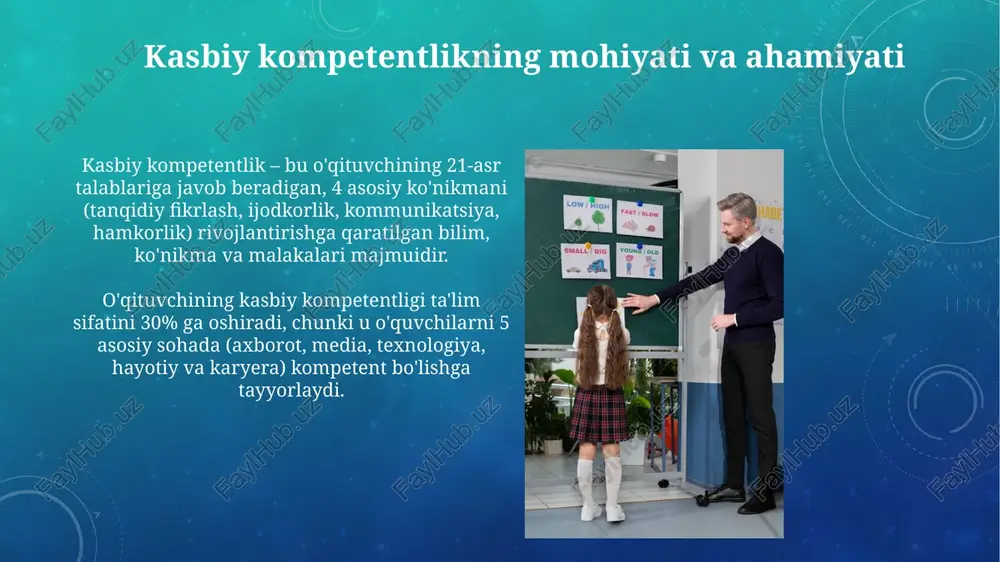 pedagog kasbiy kompetentligi yo'nalishlari va tuzulishi - Page 4