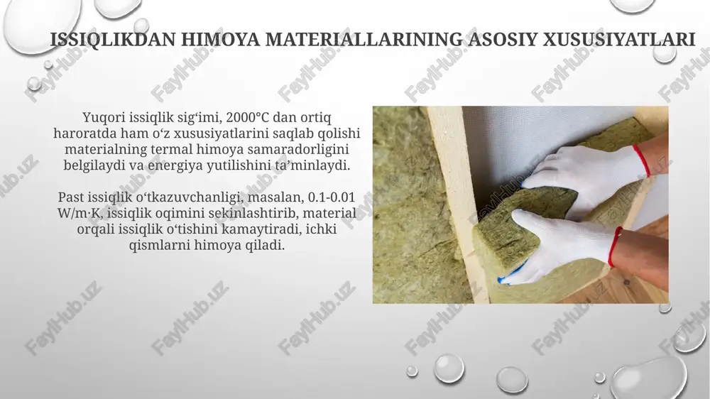 issiqlikdan himoya qiluvchi materiallar - Page 4