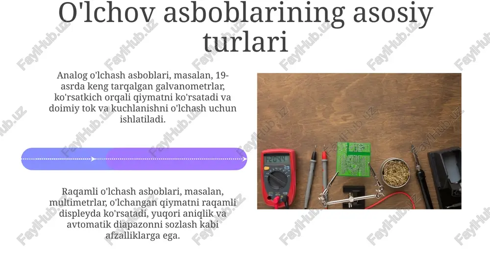 elektrik o'lchov asboblarining turlari va ishlashi - Page 4