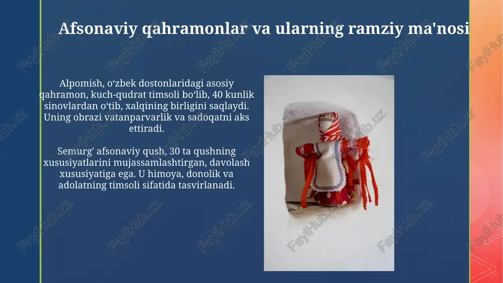 og'zaki xalq ijodidagi ananaviy obrazlar - Page 4