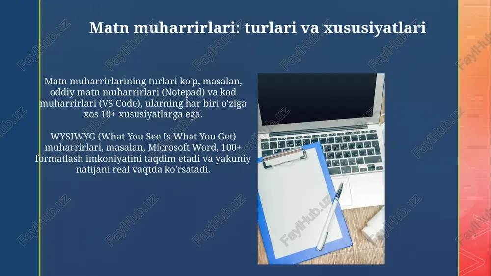 matn muharrirlari va protsesslari - Page 4