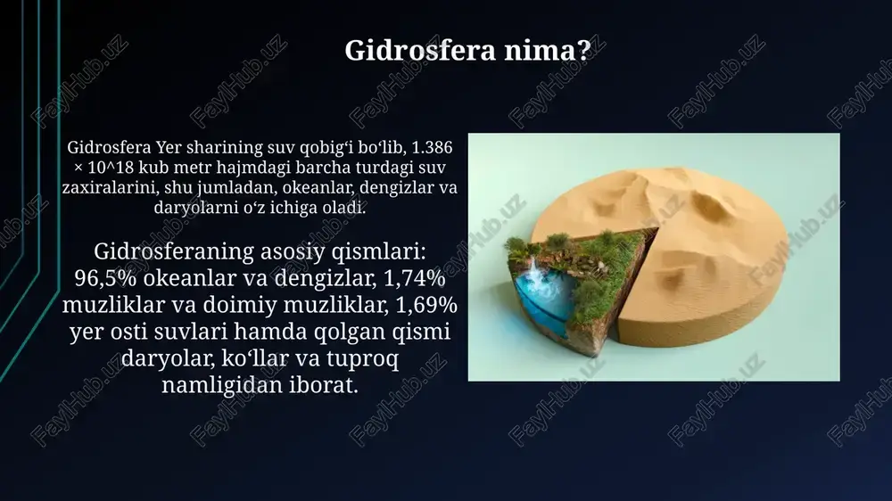 gidrosfera va suvning aylanma harakati - Page 4