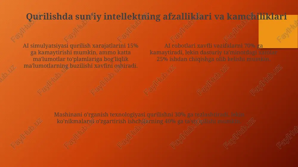sun'iy intellektning qurilish sohasiga ta'siri - Page 4