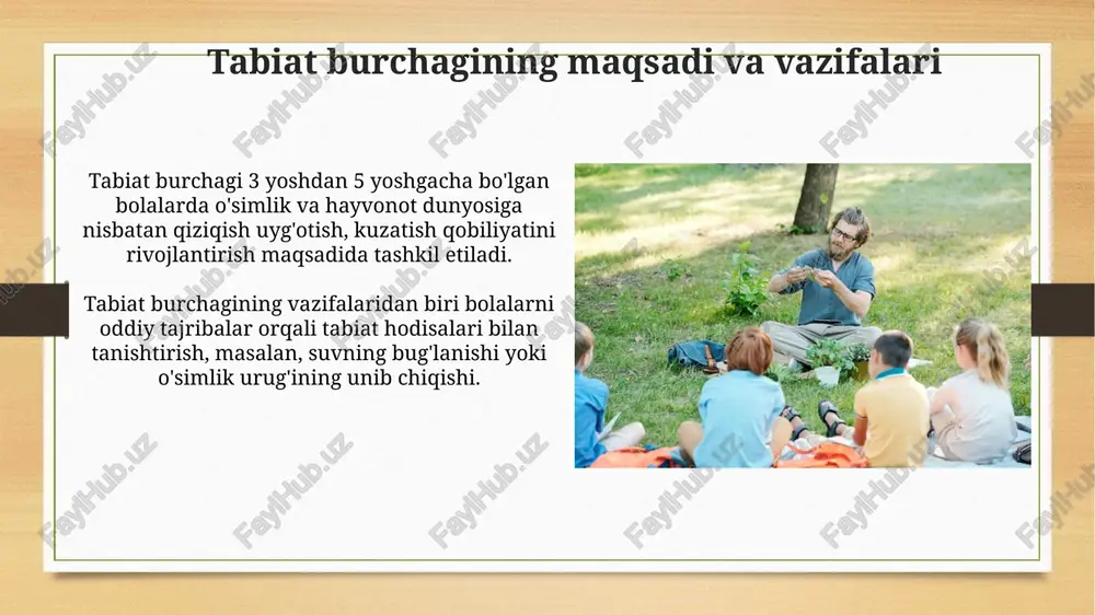 o'rta guruh bolalarini tabiatda mehnatlarini tashkil etish - Page 4