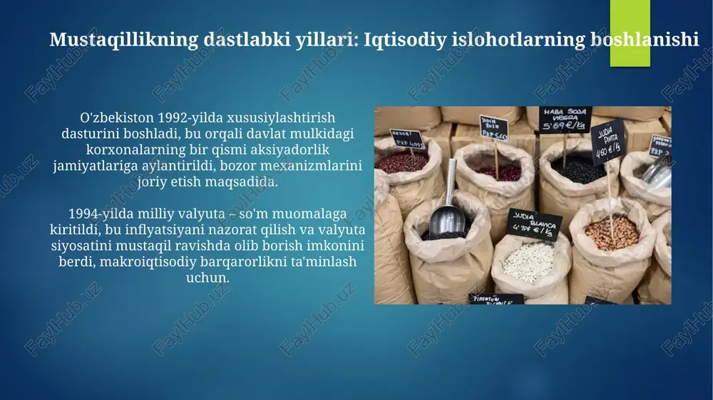 oʻzbekiston bozor iqtisodiyoti tarixi - Page 4