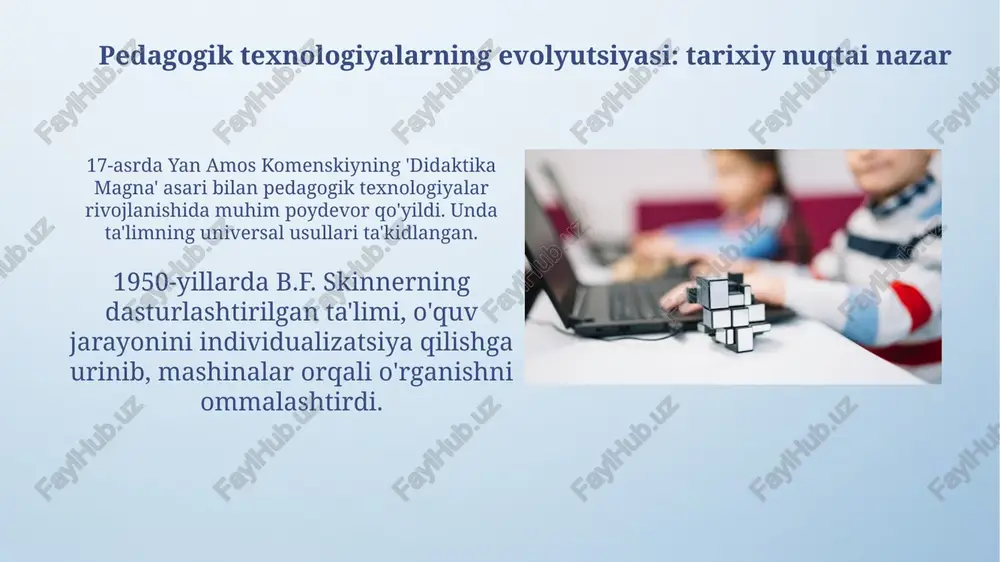 pedagogik texnologiyalarning rivojlanishi - Page 4