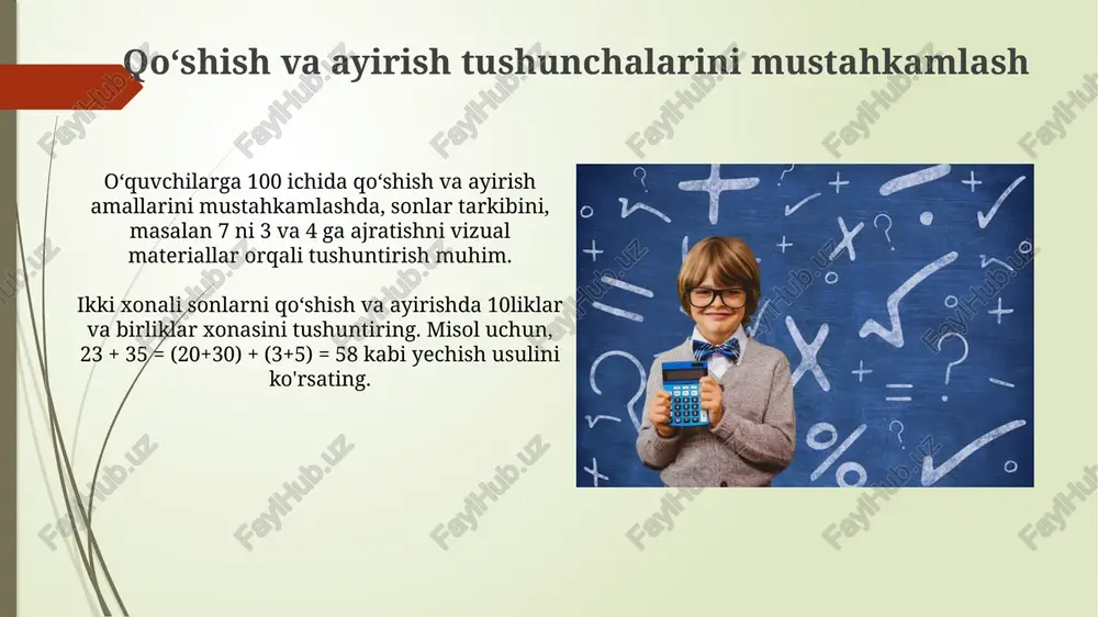 ko‘p xonali sonlarni qo‘shish va ayirishga o‘rgatish - Page 4