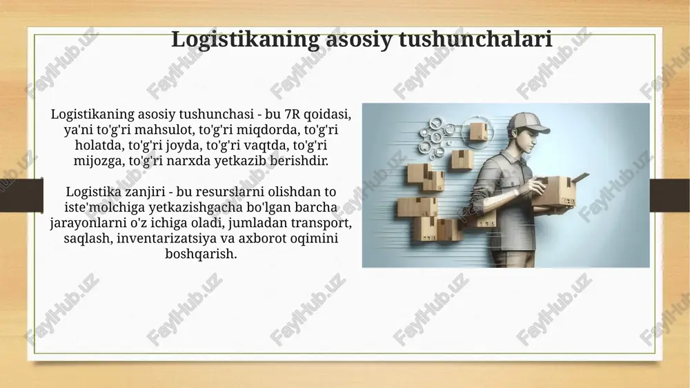 logistikaning tushunchalari va predmeti - Page 4
