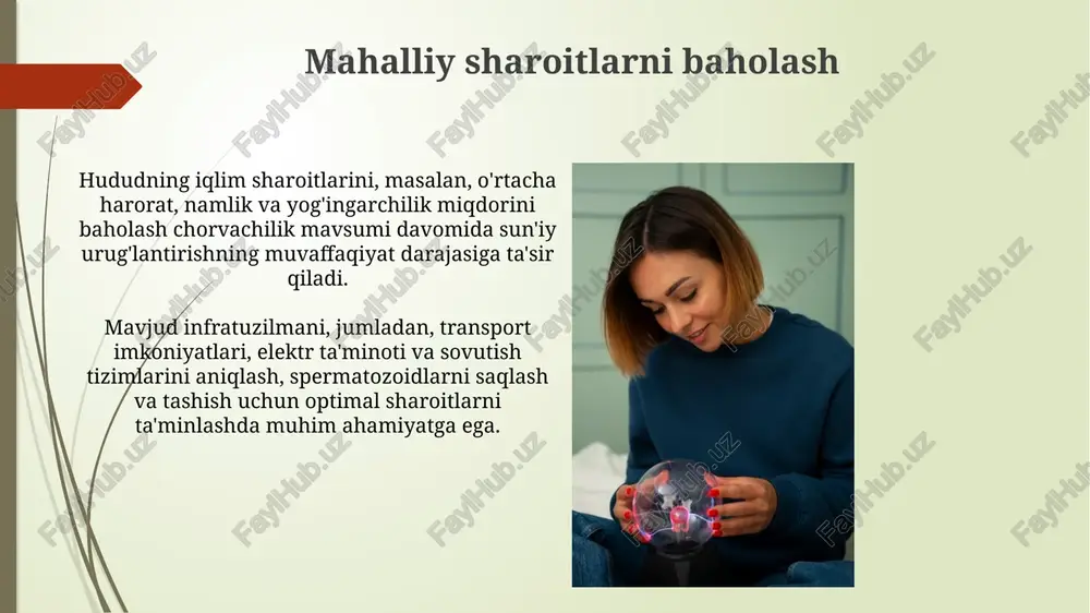 mahalliy sharoitga mos sun’iy urug‘lantirish usulini ishlab chiqish - Page 4