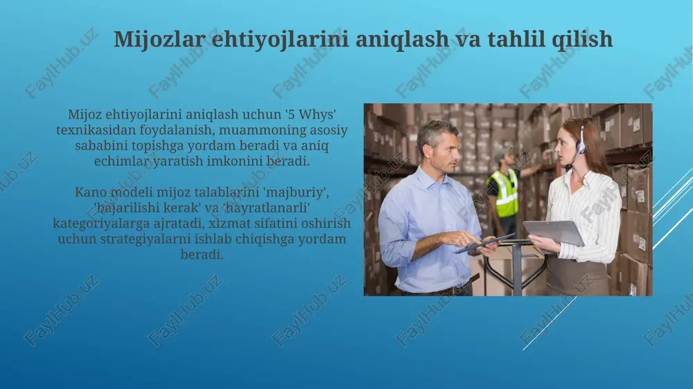 logistikada mijozlar ehtiyojlarini qondirish va xizmat sifatini oshirish usullari - Page 4