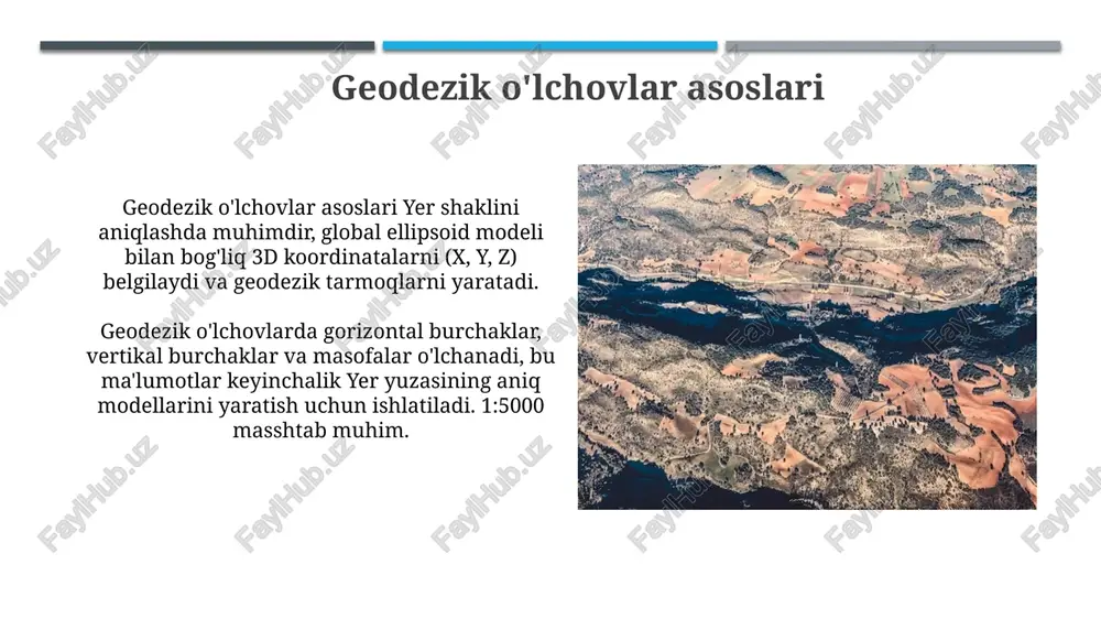 geodezik oʻlchovlar orqali yer yuzasini tahlil qilish - Page 4