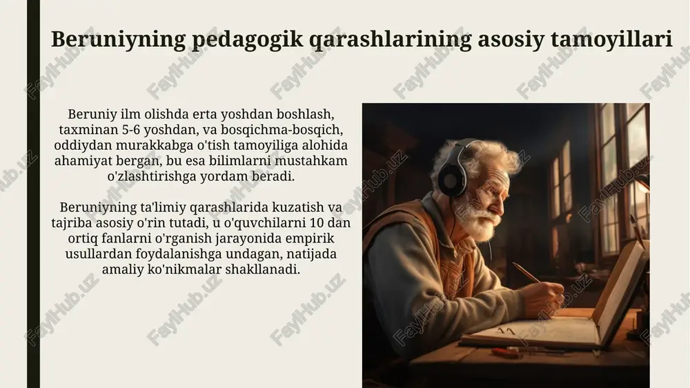 abu rayhon beruniy pedagogik qarashlari - Page 4