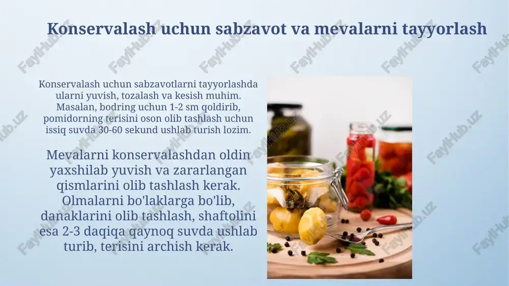 sabzavot va mevalarni konservalash - Page 4