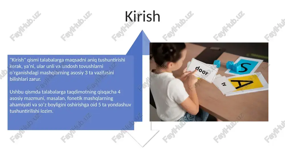 unlilar va undoshlarni o'rganishda leksik mashqlarni tashkil etish - Page 4