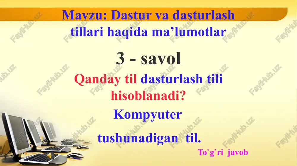 dastur va dasturlash tillari - Page 4
