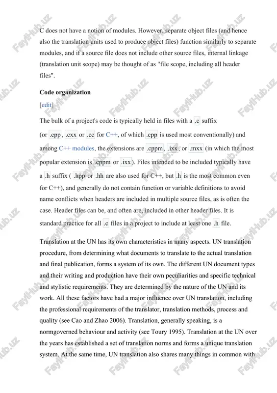 ation, generally speaking, is a normgoverned behaviour and activity (see toury 1995). translation at the un over the years has established a set of translation norms and forms a unique translation system. at the same time, un translation also shares many things in common with other types of translations and can offer valuable lessons to non-un translators. we will next look at both the organizational issues and linguistic issues associated with un translation. un translation as institutional operation the un uses and operates in six official languages in its intergovernmental meetings and documents. the un secretariat uses two working languages, english and french. statements made in an official language at a formal meeting are interpreted simultaneously into the other official languages of the body concerned by un interpreters. if a delegation wishes to speak in a language that is not an official language, it must supply an interpreter to interpret …