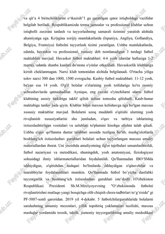 hkil etilgan bo‘lib, 2011-yilda osiyo kubogi g‘olibiga aylangan. klub o‘zining sport akademiyasi, media markazi, marketing bo‘limi, hamda murabbiylar shtabiga ega. men qarshi shahridagi ‘‘estimate group’’ mchjda amaliyot o'tadim. amaliyotdan ko‘zlangan asosiy maqsad o‘zim tanlagan mutaxassislik bo‘yicha nazariy bilimlarni amaliyotda mustahkamlash, kasb sirlarini o‘rganish va ish jarayonini bevosita kuzatishdan iborat edi. futbol klubi sport sohasi bilan bog‘liq bo‘lib, bu yerda faqatgina futbolchilar emas, balki murabbiylar, tibbiyot xodimlari, menejerlar va media mutaxassislar ham o‘z faoliyatini olib boradi. shu bois bu klubda o‘tkazilgan amaliyot men uchun juda qiziqarli va samarali bo‘ldi. jarayon davomida klubning kundalik ish faoliyati, ichki tartibi, sportchilarga yaratilgan sharoitlar va ularning tayyorgarlik jarayonlari bilan tanishdim. amaliyot nafaqat kasbiy ko‘nikmalarni shakllantirdi, balki jamoada ishlash, mas’uliyatni his qilish, intizomli bo‘lish kabi muhim jihatlarni ham o‘rgatdi. ‘‘estimate group’’ mchj qarshi shahrida joylashgan o‘zbekiston futbolining nufuzli jamoalaridan biridir. klub 1986-yilda tashkil topgan bo‘lib, o‘zbekiston oliy ligasida faol ishtirok etadi. klub o‘zining boy tarixi, mustahkam …
