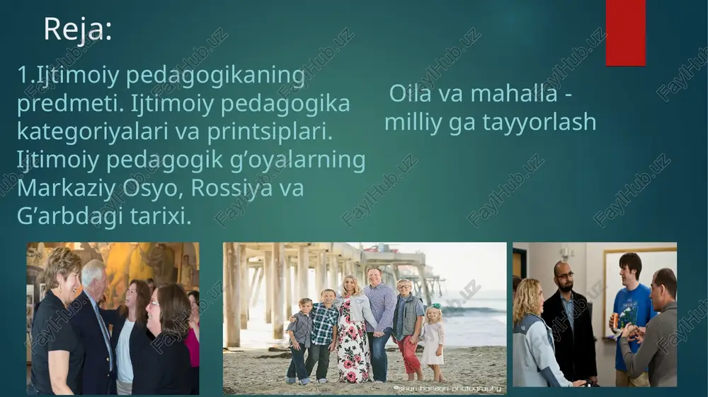 lanishi odam sotsializatsiya jarayonida, uning jamiyatga “kirishida”, turli xil ijtimoiy gurux va tuzilmalarga qadriyatlar, ko‘rsatmalar, ijtimoiy o‘zini tutish me’yor va namunalarini o‘zlashtirish orqali “kirishida” sodir bo‘ladi. sotsializatsiya – uzluksiz va ko‘p qirrali jarayon bu jarayon ayniqsa, bolalik va o‘smirlikda jadal kechadi. agar bu jarayonni obrazli qilib uy qurilishi deb tasavvur qilsa, unda aynan bolalikda butun binoga poydevor qo‘yiladi va quriladi. keyinchalik butun umr davomida faqatgina pardozlash ishlari olib boriladi. bola sotsializatsiyasi jarayoni, shaxs sifatida uning shakllanishi va rivojlanishi atrof-muhit bilan o‘zaro ta’sirda sodir bo‘ladi. shaxs sotsializatsiyasining makro (grekcha macros “katta”), mezo – (mesos “o‘rta”) va mikro (micros “kichik”) omillarini farqlaydilar. mikroomillar – inson yashaydigan mamlakat, jamiyat, davlat hamda dunyoviy planetar jarayonlar – ekologik, demografik, iqtisodiy, ijtimoiy-siyosiy vab. mezoomillar – etnik ko‘rsatmalarni shakllantirish shaxsning milliy hayot va etnikaro munosabatlarning u yoki bu hollarini qabul qilishi, insonlarning o‘z eposi (xalqi) tarixi va hozirgi hayoti haqida qarashlari va fikrlari; bola yashaydigan va rivojlanadigan …