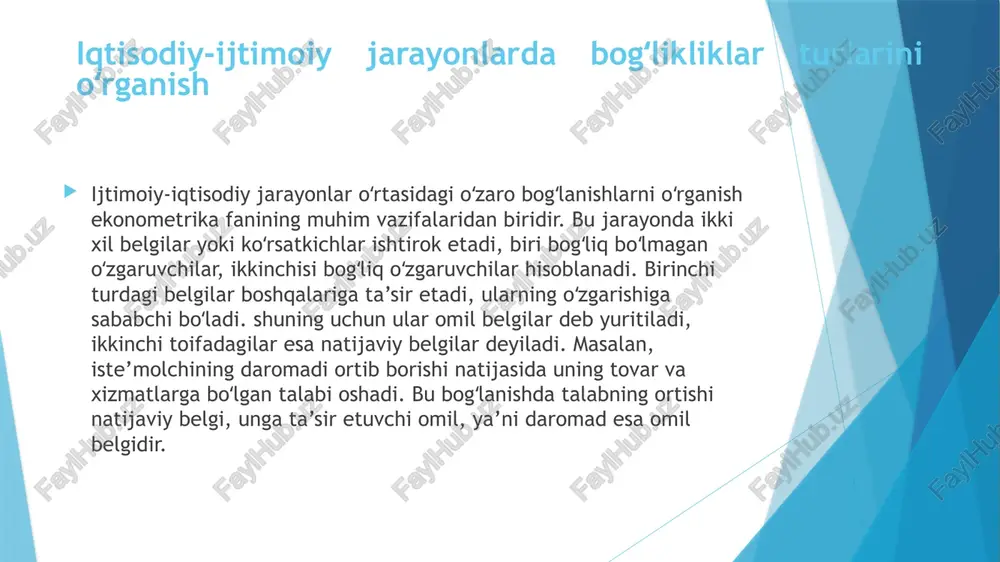 ekonomtriya fanidan tayyorlagan mustaqil ish - Page 4