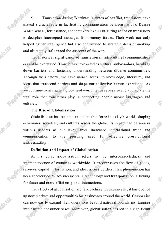 . moreover, globalisation has led to a significant increase in international trade volume. goods produced in one country can now be readily available on store shelves thousands of miles away. increased international trade and communication one major consequence of globalisation is the exponential growth in international trade. as barriers to trade have been reduced or eliminated through agreements such as free trade agreements or regional economic blocs like the european union, countries have witnessed a surge in imports and exports. this expansion of global trade has not only boosted economic growth but also fostered cultural exchange between nations. people from different corners of the world can now access products from foreign lands effortlessly. this exposure to diverse cultures through imported goods provides individuals with a glimpse into unfamiliar traditions and customs. in addition to increased trade flows, globalisation has revolutionised communication channels. the advent of the internet and social media …