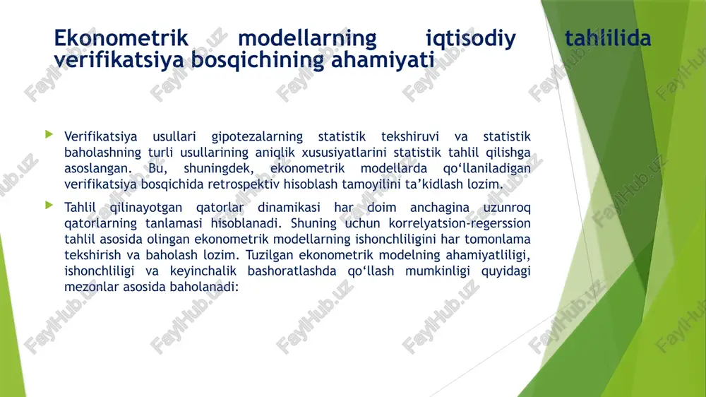 ekonometriya fanidan tayyorlagan mustaqil ishi - Page 4