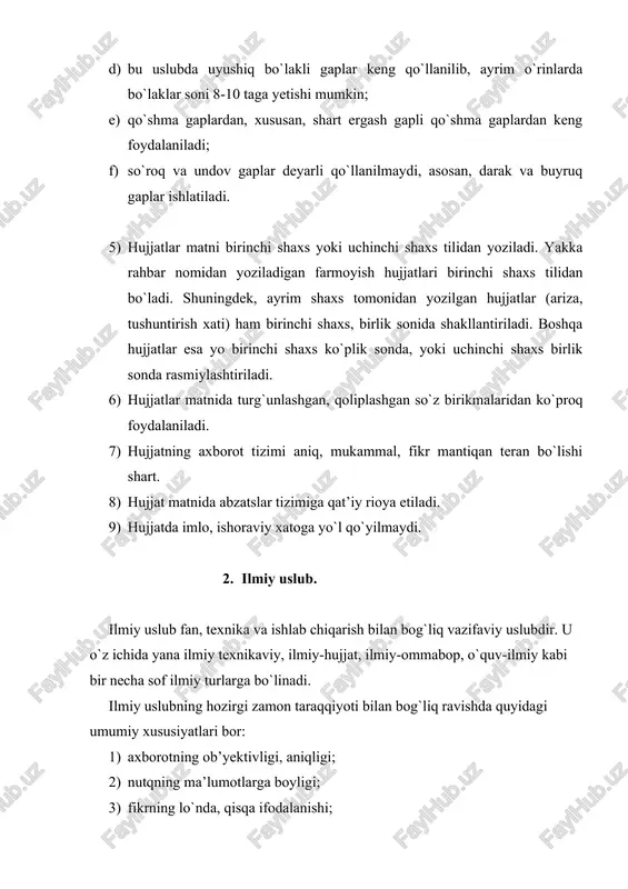 kir va ta’sirchan notiqlik, mantiqiy salobat, tashviqot va targ`ibot kabi xususiyatlar mavjud bo`ladi. 5. badiiy uslub. badiiy nutq uslubi inson amaliy faoliyati va hayotining hamma tomonlarini qamrab olishi: umumga taalluqligi, barcha barobarligi bilan xarakterlanadi. badiiy nutq uslubi juda xilma-xil ko`rinishlarda namoyon bo`ladi. bu uslub muallifga asarning estetik ta’sirini kuchaytirish uchun tilning barcha leksik va grammatik vositalaridan ustalik bilan foydalanish, tanlash, shuningdek, yangidan-yangi, ifoda vositalari yaratish imkonini beradi. badiiy nutq uslubida til obraz, xarakter va manzaralar yaratish vositasi bo`lib xizmat qiladi. bu uslub o`zining obrazliligi bilan adabiy boshqa funktsional uslublaridan ajralib turadi. ilk yoshdagi bolalar nutqini rivojlantirish masalasi peda- gogikaning muhim masalalaridan biri hisoblanadi. ilk yoshdagi bolalar nutqini rivojlantirish bo’yicha uzoq va ko’p yillar davo- niida tadqiqot ishlari olib borildi. bu masala bo’yicha mashhur olimlar, amaliyotchi-pedagoglar, metodistlardan y. i. tixeyeva, n. m. shelovanov, n. m. aksarina, n. f. lasigina, y. k. kaverina, g. l. rozengart-pupko, g. m. lyalina, v. a. petrova, …
