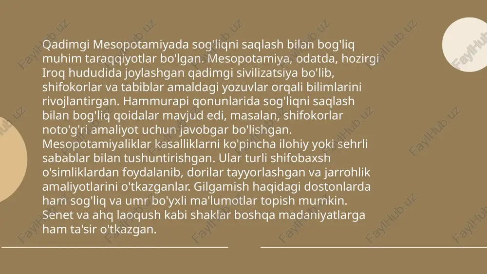 qadimgi sharq mamlakatlarida tashxislash usullari - Page 4