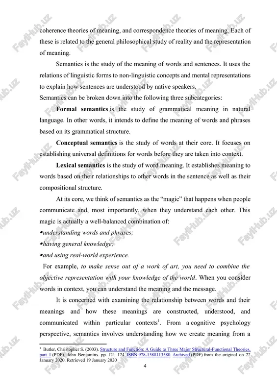 hought. it can help us understand how we use language to communicate, how differing interpretations can arise, and how language can convey different meanings in different contexts. bagha believes that semantics: “…is the most abstract level of linguistic analysis since we cannot see or observe meaning as we can observe and record sounds”. by analyzing the meaning of individual words or phrases and their relationships within larger discourse units, linguists and cognitive scientists can better understand the cognitive mechanisms of human communication. examples of semantics slang: slang is a form of creative and informal language that includes words, phrases, and acronyms used in a particular context. it often has multiple meanings and can carry underlying connotations based on the context in which it is being used. for example, the slang term “lit” can be used to describe something as exciting or engaging (e.g., “that party was lit!”). however, it can …