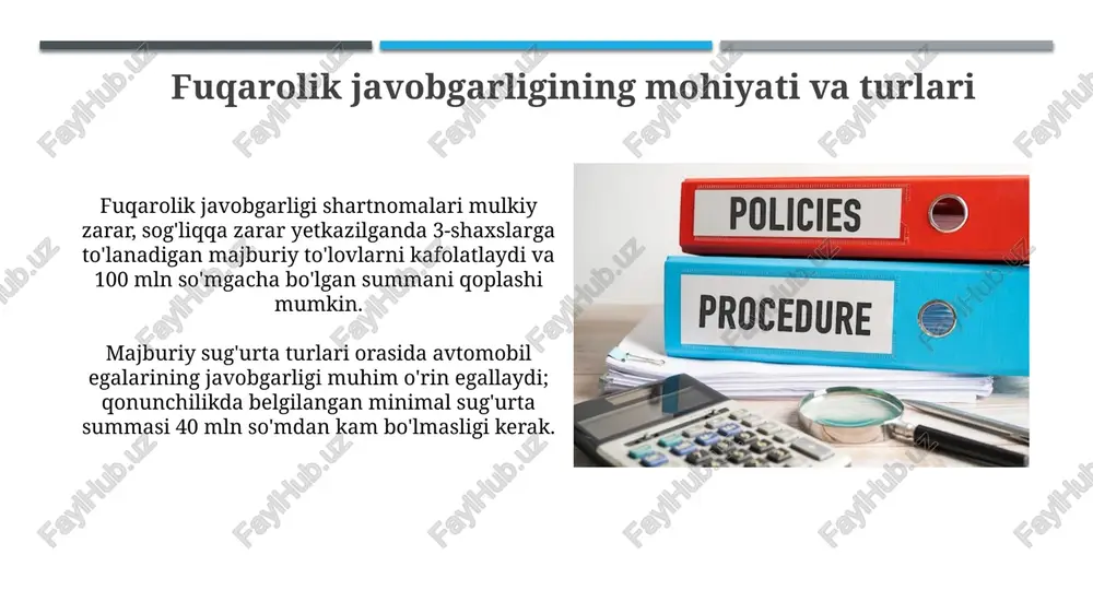 fuqarolik javobgarligini sugʻurtalash - Page 4